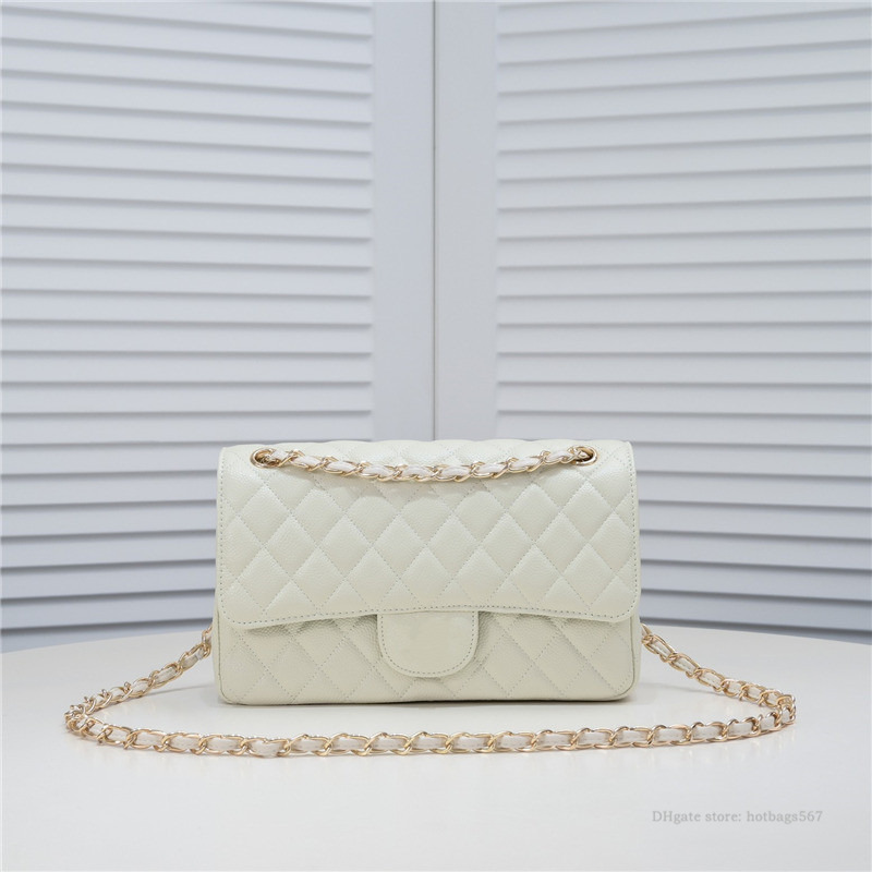 Sac à main en cuir véritable pour femme, sacs à bandoulière de styliste, fourre-tout, pochette pour dames, livraison gratuite, caviar de haute qu