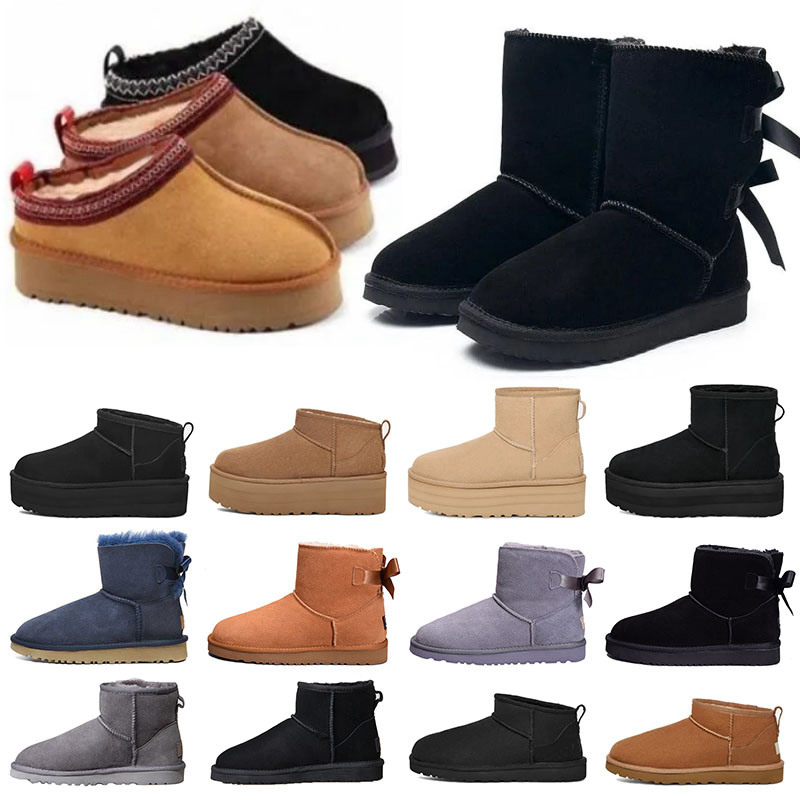 Australia Tasman Tazz Slippers Sheep Moon Boots Top Men Women Outdoor Snow Warm ugglis''boots Fashion Breathable Mens Womens Winter Tra