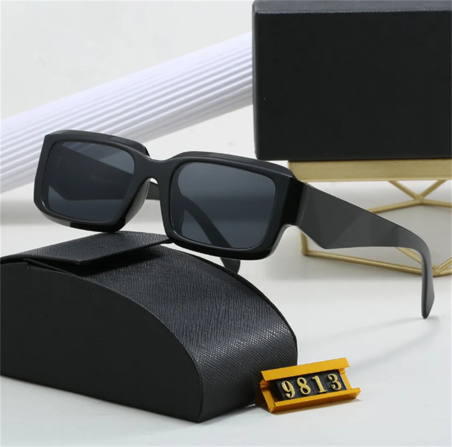 Sunglasses men's and women's tide new anti-ultraviolet thin polygonal polarized sunglasses