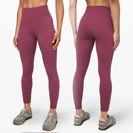 Lu Lu Pant Align Yoga Lemon Fitness Running Street Women`s Pants Naked Body-Building Trousers Leggings High Waist Tight Sports Pants LL Jogger