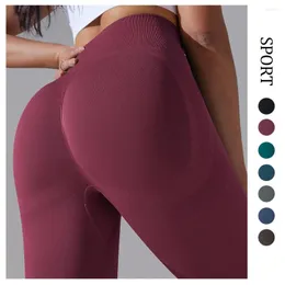 Active Pants Slimming Seamless Leggings Women High Waist Yoga Scrunch BuBooty Gym Legging Sports Push Up Fitness Workout Clothes