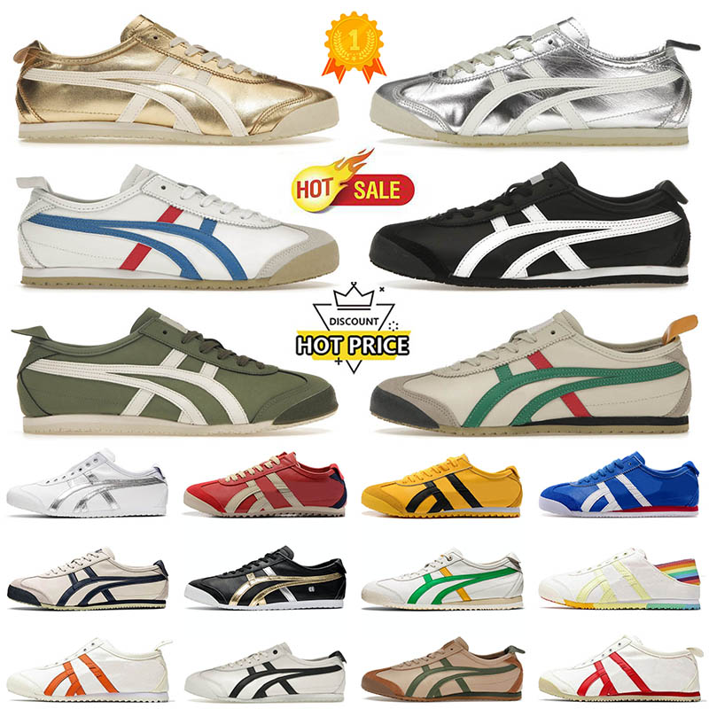 2024 Top Quality Sports OG Onitsuka Tiger Mexico 66 Running Shoes Silver Off White Blue Red Mantle Beige Asic Mens Women Sports Dhgate.com Traine