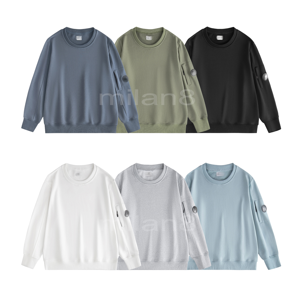 Mens hoodie sweatshirt classic glasses hoodies british Style high street couple casual sweatshirt Asian size-image-944413611