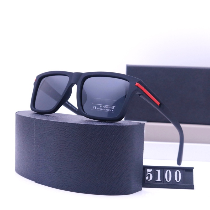 Lunettes de soleil de sport pour femmes et hommes, lunettes d'extérieur avec LOGO, marque de styliste, nouvelle collection 5100