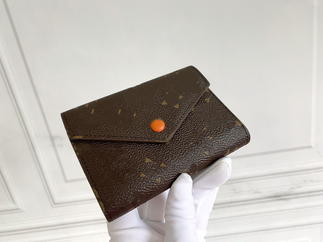 Leather wallet for women multicolor short Card holder womens purse classic zipper pocket Wholesale M41938 60136 purses original box LB113 wallets