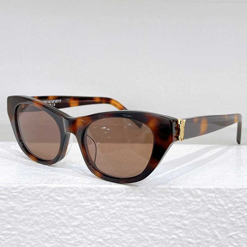 Sunclasses for Women SL M80 24SS New Cat Eye Sunclasses Ladies Designers Agate Acetate Frame UV400 Lens Fashion Luxury Lady Glasses Optical Glass-image-940430052