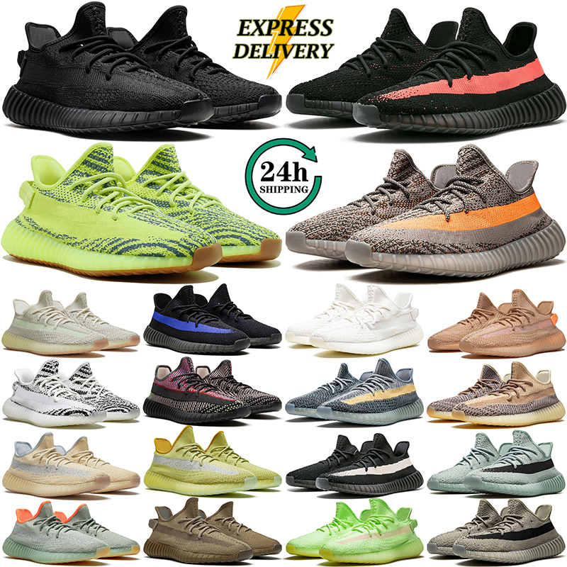 men women designer running shoes black white blue red yellow green Oreo mens fashion trainers breathable sports sneakers size 5-12.5 