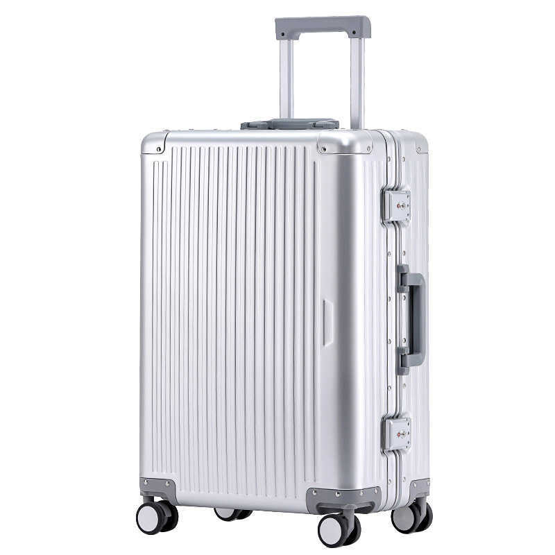 All-aluminum-magnesium alloy trolley case Universal wheel luggage men&#039;s and women&#039;s luggage Password boarding case business Q240122-image-938803145