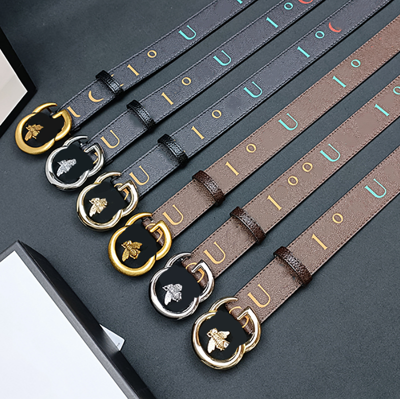 Fashion designer belt mens women belt luxury belts for gold buckle cintura belts for women designer cinture width 3.8cm striped Litchi patterned-image-940312234