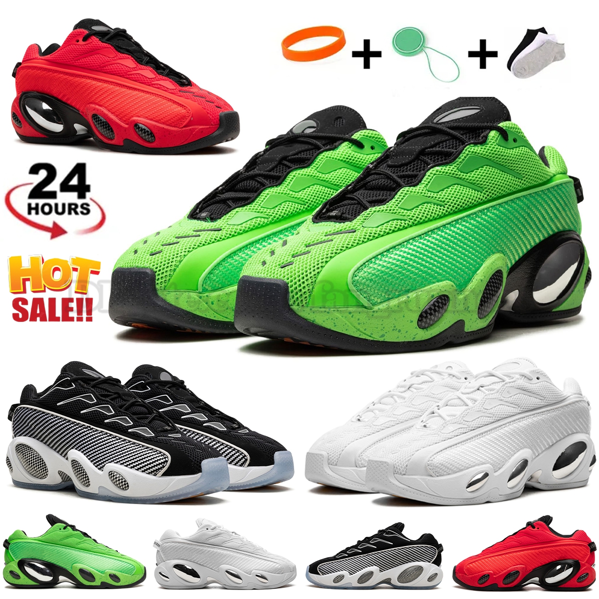 Designers Nocta Glide Casual Shoes for Man Drake Black White Slime Green Hot Step Terra Men Sports Fashion Sneakers 40-45-image-940333506