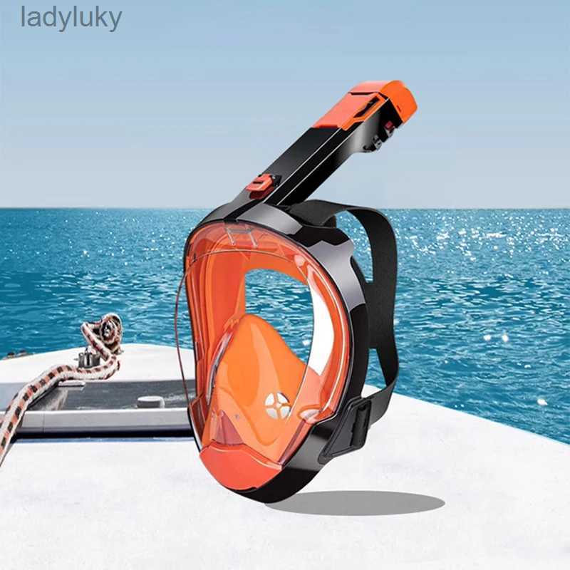 Diving Masks 2023 New Tendency Waterproof Anti-fog Diving Mask Full-dry Diving Goggles Swimming Equipment Breathing Tube Snorkeling MaskL240122-image-940329501