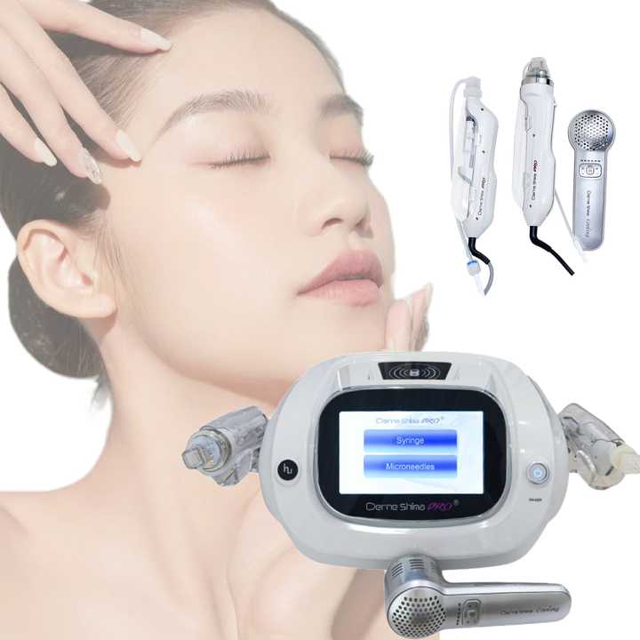New Generation 3 In 1 Radio Frequency Meso Aqua Jet Skin Rejuvenation Wrinkle Smooth Acne Treatment Skin Beautyting Mesotherapy RF Microneedle Salo