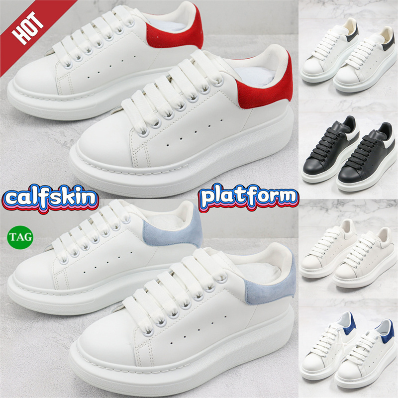Designer calfskin oversized platform shoes triple white black Velvet Worker Blue Orange lush red rainbow glitter Shock Pink mens casual sneakers wom