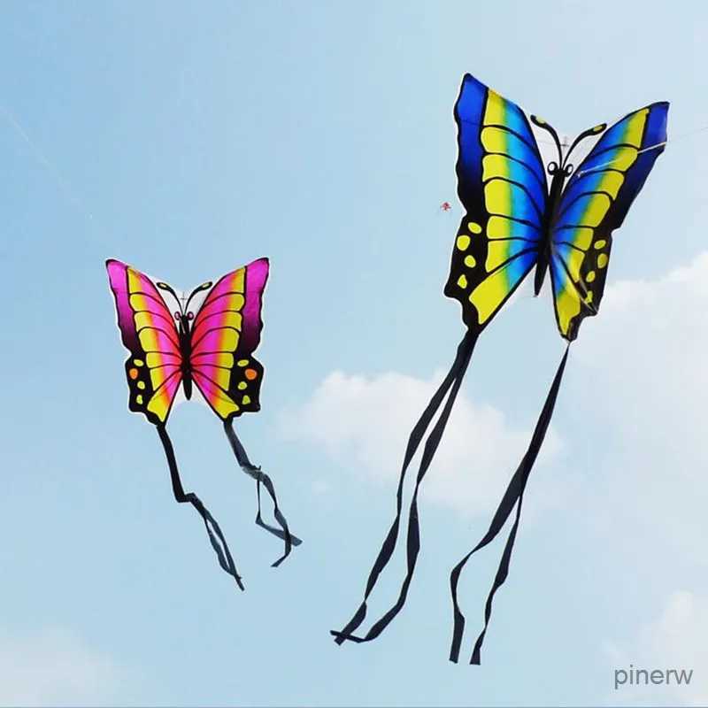 Kite Accessories free shipping butterfly kites flying toys for children shocker parplan flyingbear dark project inflatable toys novelty windmill-image-940833471