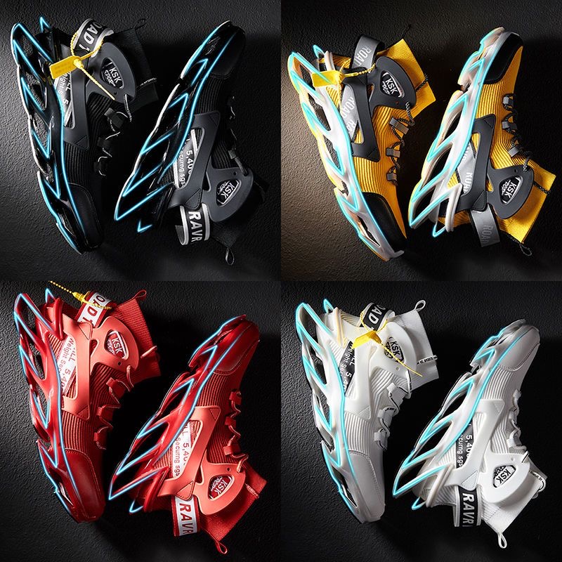 Designer shoes men's women shoes back to the future basketball sneakers autumn blade Designer running shoes high-top shoes men summer Size 3-image-940914288