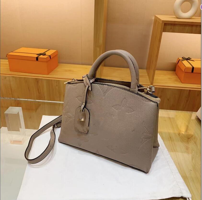 NEW 2023 Fashion Classic bag handbag Women Leather Handbags Womens crossbody VINTAGE Clutch Tote Shoulder embossing Messenger bags-image-940797049