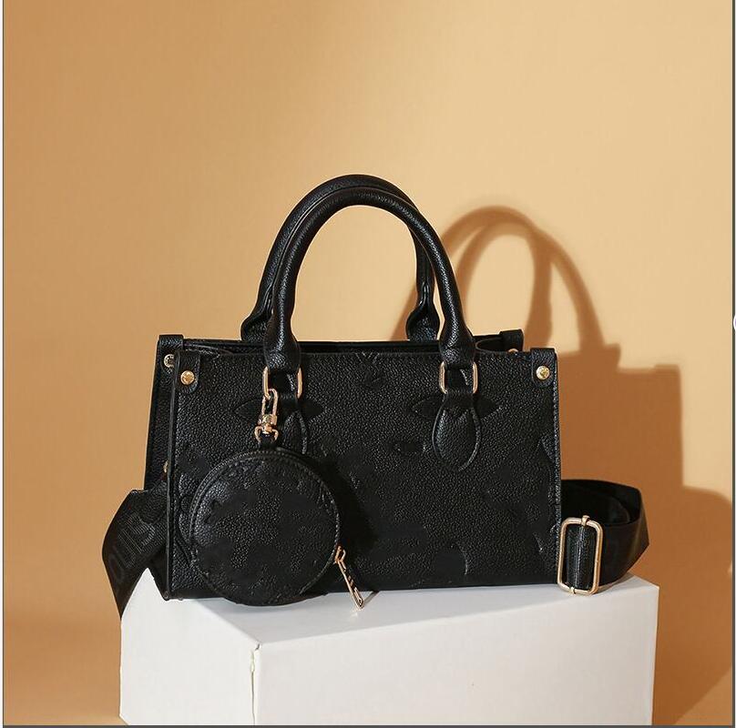 ON THE GO WOMEN FASHION luxurys designers bags Embossing Monogramiess genuine leather Handbag messenger crossbody shoulder Totes bags-image-940797106