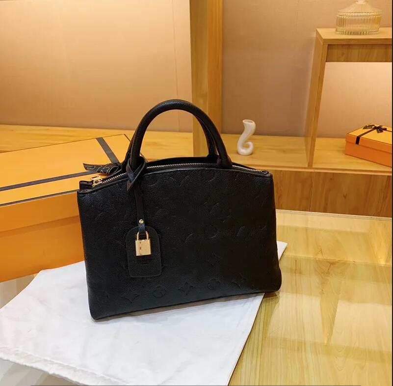 PETIT PALAIS Designers shoulder bag leather Canvas Fashion pillow Luxurys GRAND PALAIS bag Embossing flower pochette Women Handbag Messenger Cros-image-940796569