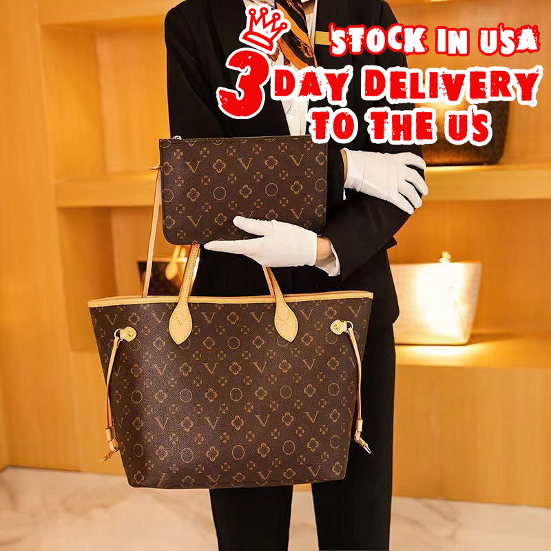 Mummy bag Tote Bags M41178 Designer Luxury Bags never filled handbag 2pc set Retro Fashion Shopping Bag Flower Large bag Delivery within 4 days 