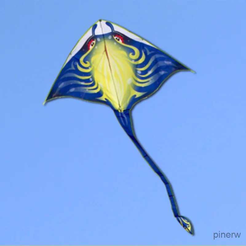 Kite Accessories free shipping devil fish kites flying toys for children kites goldfish kites shark kite breeze kites cartoon kite nylon line koi-image-940838191
