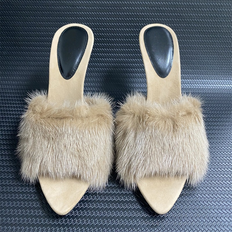 Metal Letter Sandals Leather Sandal Flipflop Slipper Summer Beach Size 35-44-image-940636776