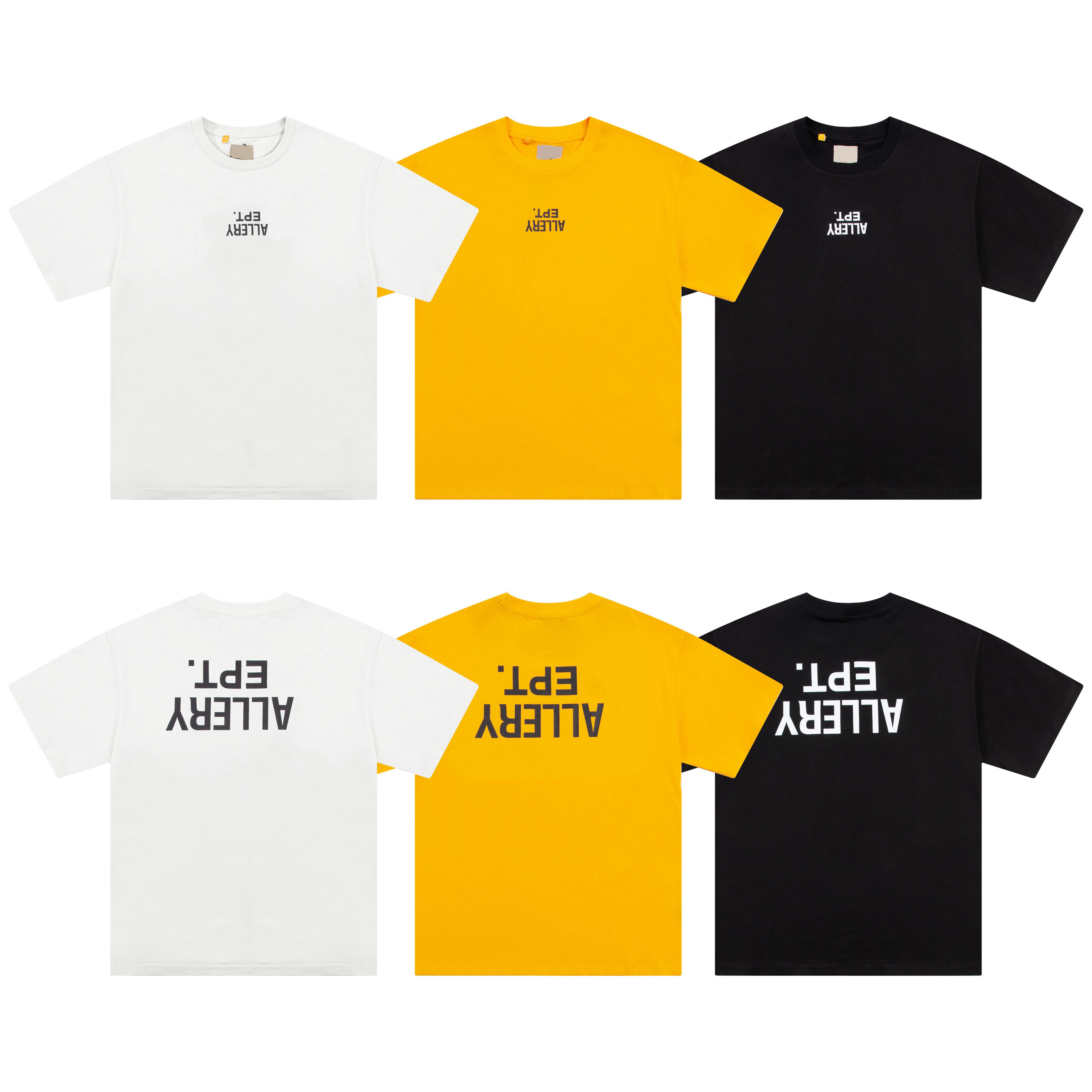 T-shirts pour hommes Polos Col rond brodé et imprimé style polaire vêtements d'été avec street pur coton r224
