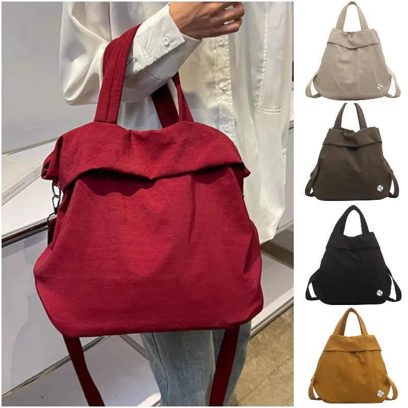 LL-E2066 Tote Bags Women Handbag Gym Outdoor Sports Shoulder Bag Travel Casual Cross Body Pack Large Capacity Nylon Shopping Bags Stuff Sacks-image-941132380