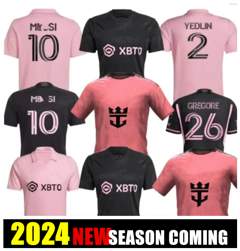 2023 2024 Jerseys de football CF Messi Matuidi HIGUAIN CAMPANA YEDLIN 23 24 Football Hommes Enfants Joueur Fans Version Kits de chemise Uniforme