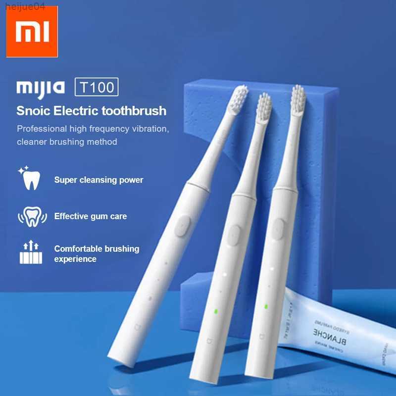 Toothbrush Original XIAOMI Mijia T100 Electric Toothbrush Waterproof USB Rechargeable Toothbrush Ultrasonic Smart Electric Tooth Brush-image-941264561