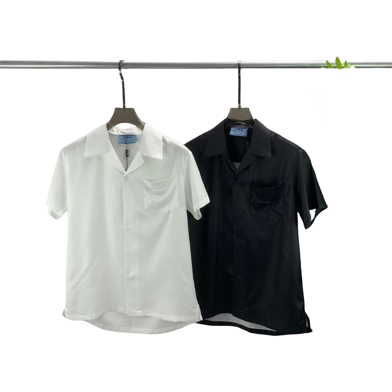 Unisex Short-Sleeved Shirt Men's Top Lapel Cardigan Tide Brand Men And Women Shirts
