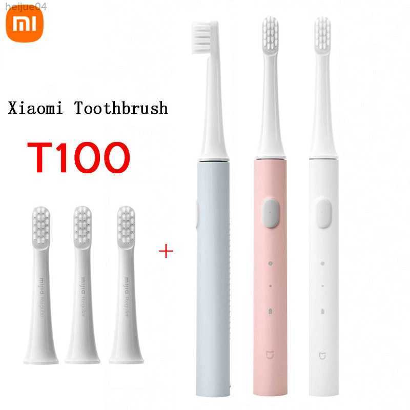 Toothbrush Xiaomi Mijia Sonic Electric Toothbrush T100 Adult Ultrasonic Automatic Toothbrush USB Rechargeable Waterproof Tooth Brush Xiomi-image-941266260