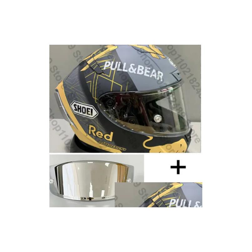 skates helmets motorcycle full face shoei x 14 x spirit iii special x fourteen edition racing red gold ant 230421