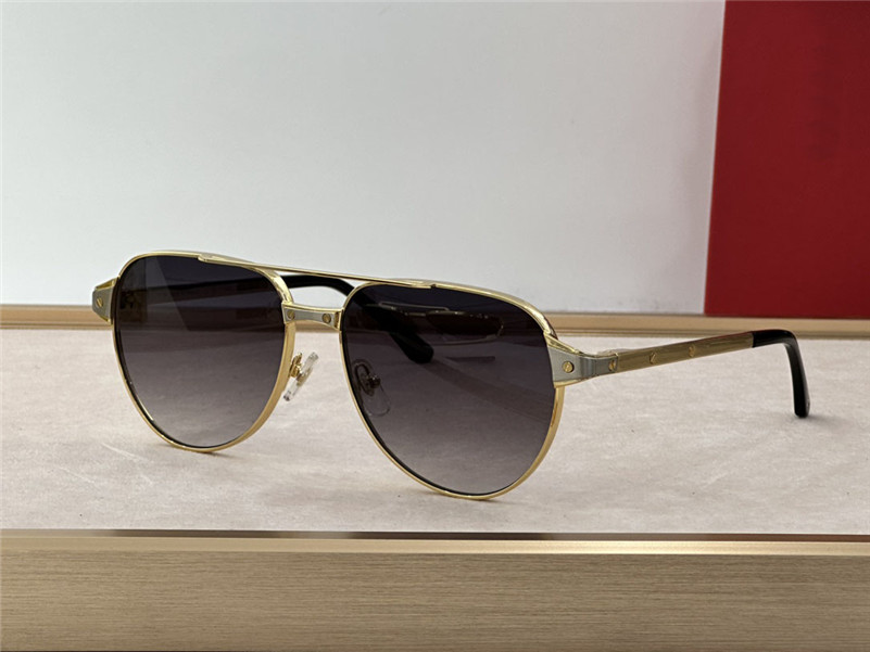 New fashion design pilot sunglasses 0425S exquisite electroplated metal frame simple and generous style versatile uv400 protective glasses-image-941437139