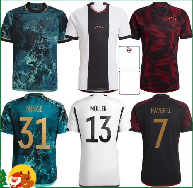 22- 24 Home away Germany soccer jerseys HUMMELS KROOS GNABRY WERNER DRAXLER REUS MULLER GOTZE football shirt Men / women / kids kit Fans Player v-image-941420848
