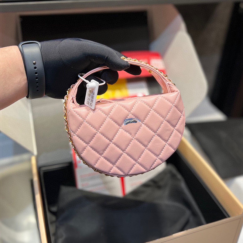 Mini Zipper Women Designer Makeup Bag Gold Hardware Leather Diamond Lattice Luxurious Handbag Vintage Cute Evening Clutch Coin Purse Trend Card H-image-941786644