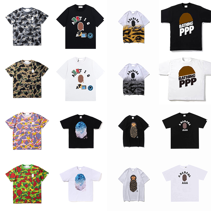 summer Tshirt Designers T Shirts Man Tops Tee Fashion Men Woman Crew Neck Breathable Cotton Short Letter Print Design patterns for oversized clot-image-941459817