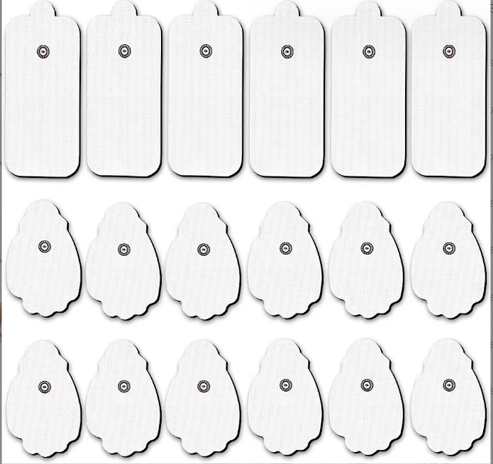 High Quality 10 Pairs/ Bag Tens Replacement Pads Palm,Oval / Rectangle Shape Electrode Pads-image-941842458