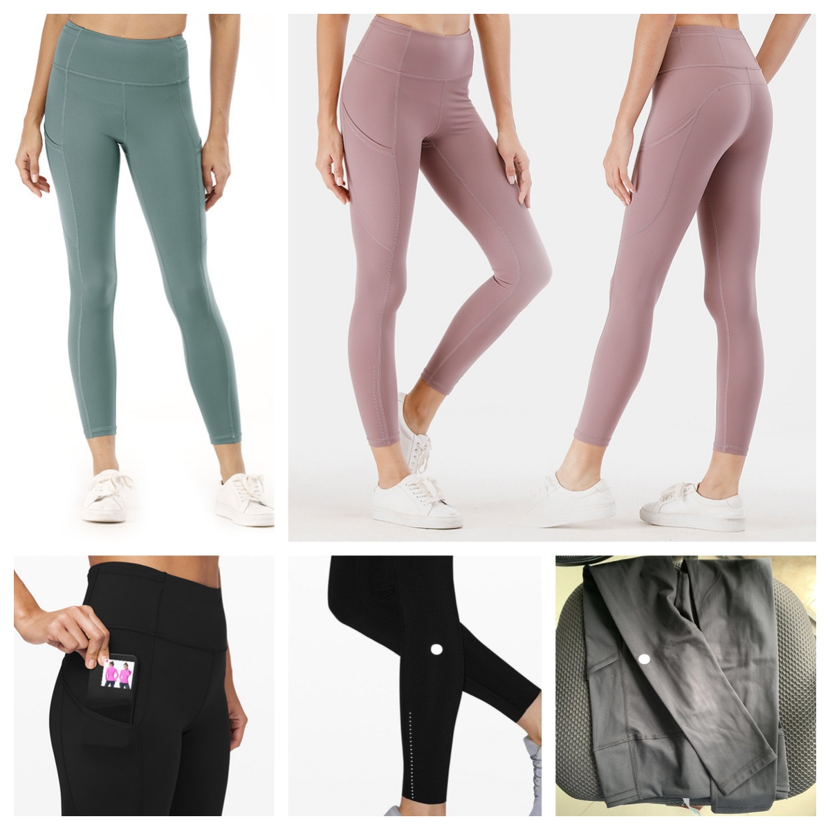 UU-3023 Casual Align Pants With Phone Pocket Ankle Length Pants Fitness Yoga Leggins Women Yoga Outfit Pants-image-942001693