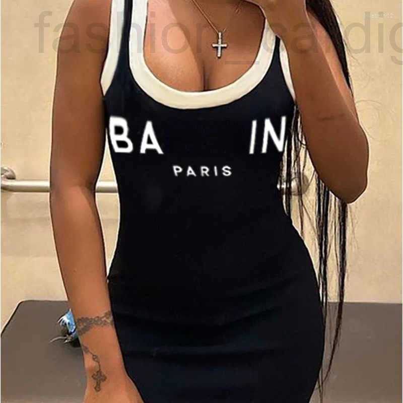 Designer Basic & Casual Dresses Plus Size Luxury Dress Fashion Letter Print Slim Quick Dry Mini Skirt Womens Clothing 4Z91-image-941966270