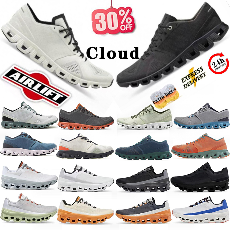 Designer Running Clouds Shoes Men&#039;s and Women&#039;s Cloud X Nova Buffer Triple Black White Yellow Cloudnova Grey Blue Runner Outdoor Sports-image-942108999