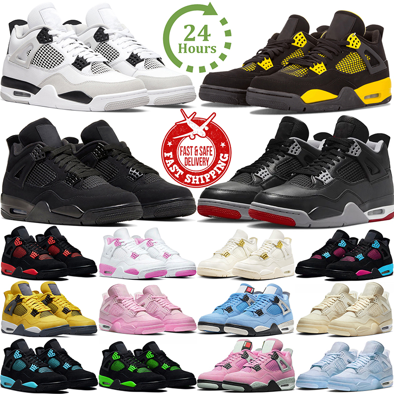 livraison gratuite Designer Panda Chaussures de basket-ball rose Sail Neon Thunder Military Black Cat Men Femmes Blanc Blanc Oreo Mens Trainer