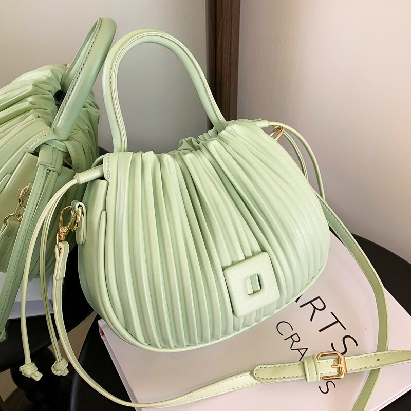 Niche Design Bag 2024 New Fashionable Internet Celebrity Popular Basket Handbag Versatile Single Shoulder Cross Shoulder Women's Bag H81#31