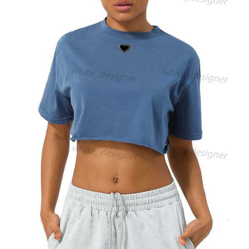 Shirt Womens T fashion ts Spring and summer dance running sports short slved clothes for women casual and versatile tops loose sports T-shirts L2606