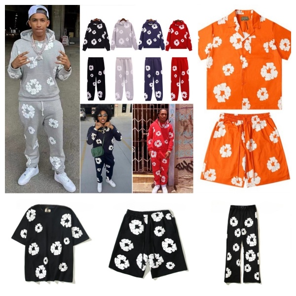 (Choisissez les photos et non la décription) Street Street Fashion Style Polo Shorts Pantalons Pantalons Kapok Jeans universitaires lavés Vintage