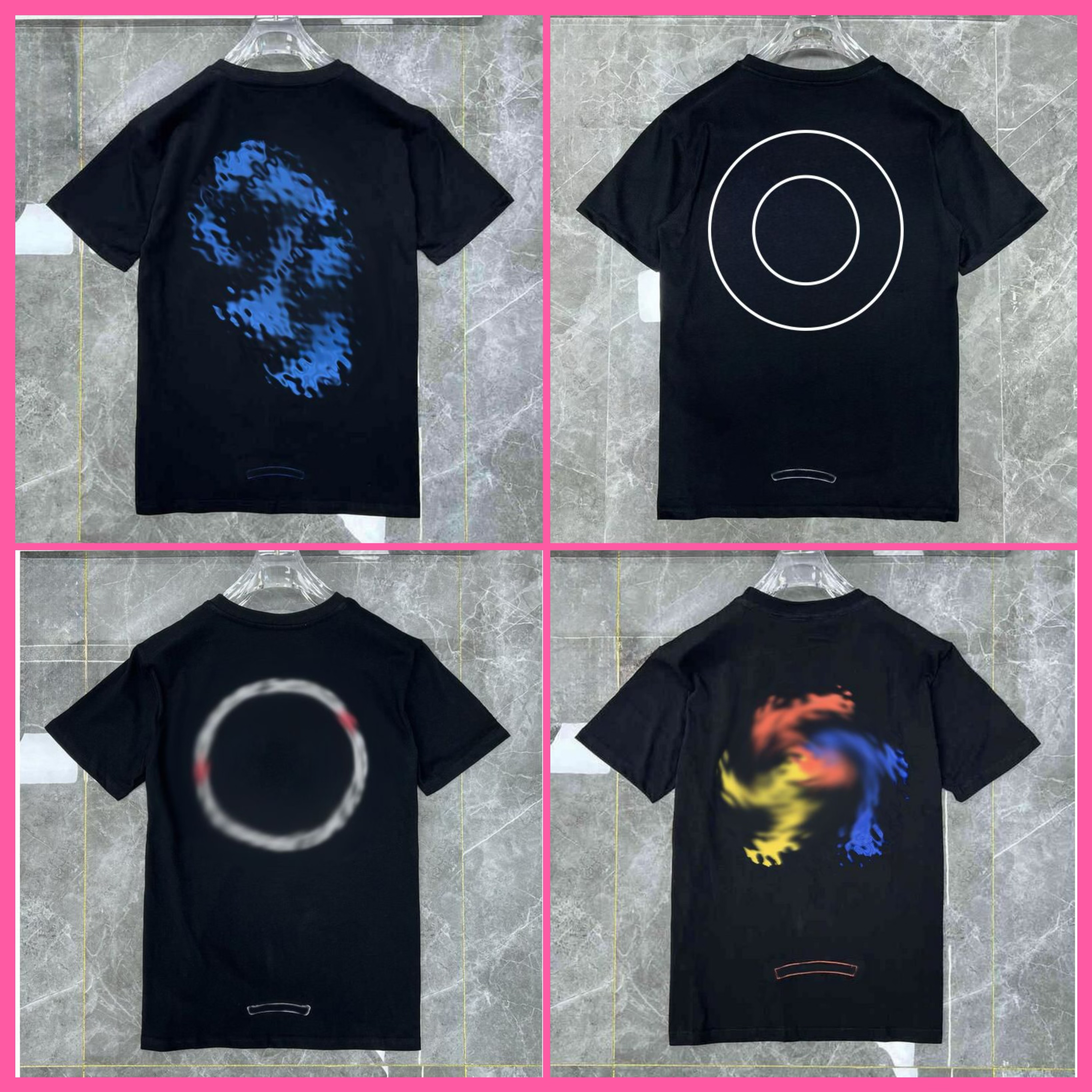 2024 t Shirts Designer Mens and women letter foam printing1:1 quality Details image link https://sf0165.x.yupoo.com/albums