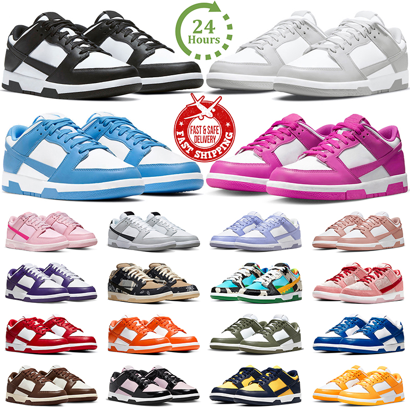 livraison gratuite designer panda chaussures pour hommes femmes blanc noir triple rose rose chuchoter vert pomme lilas mens mens bleu orange perl