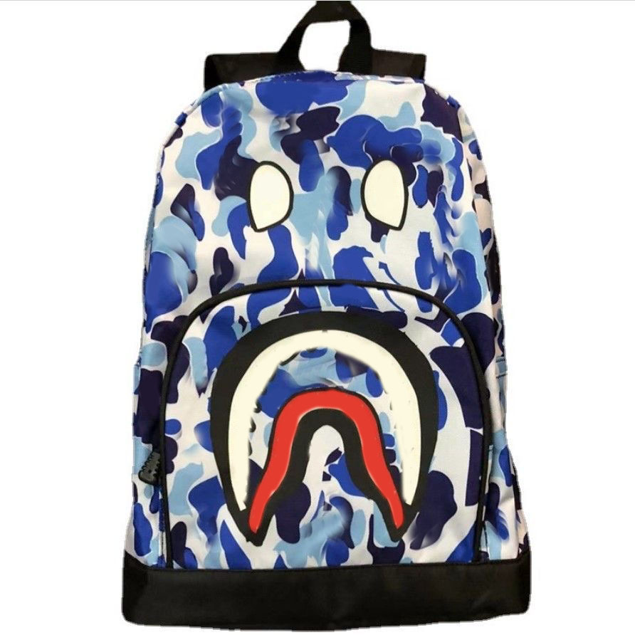 2025 higher quality Designer bape01store Laptop Backpacks Brand Mens Backpack Large Bookbag Luxury Leather Womens Student School Bag For Men Travel