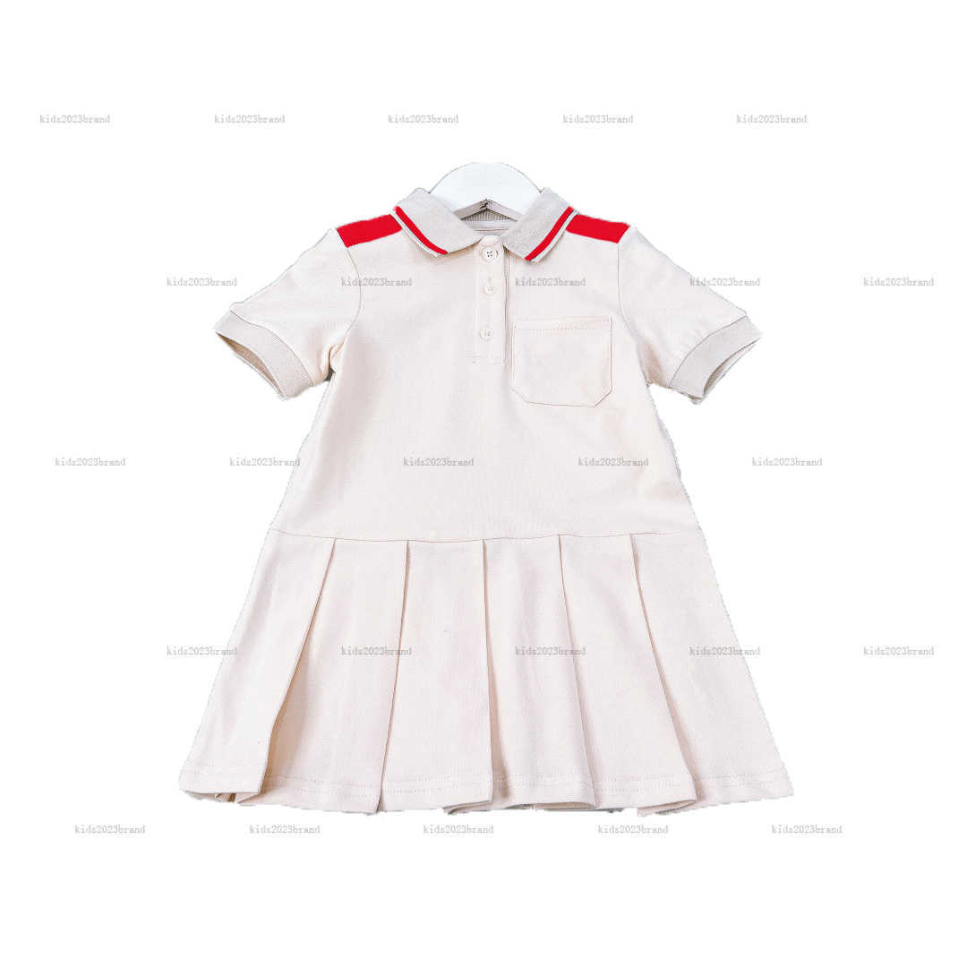 deisgners girls polo dresses color black summer preppy pleated skirt newly cotton sports dresses short sleeves skirts high end pricesses dress-image-841020101