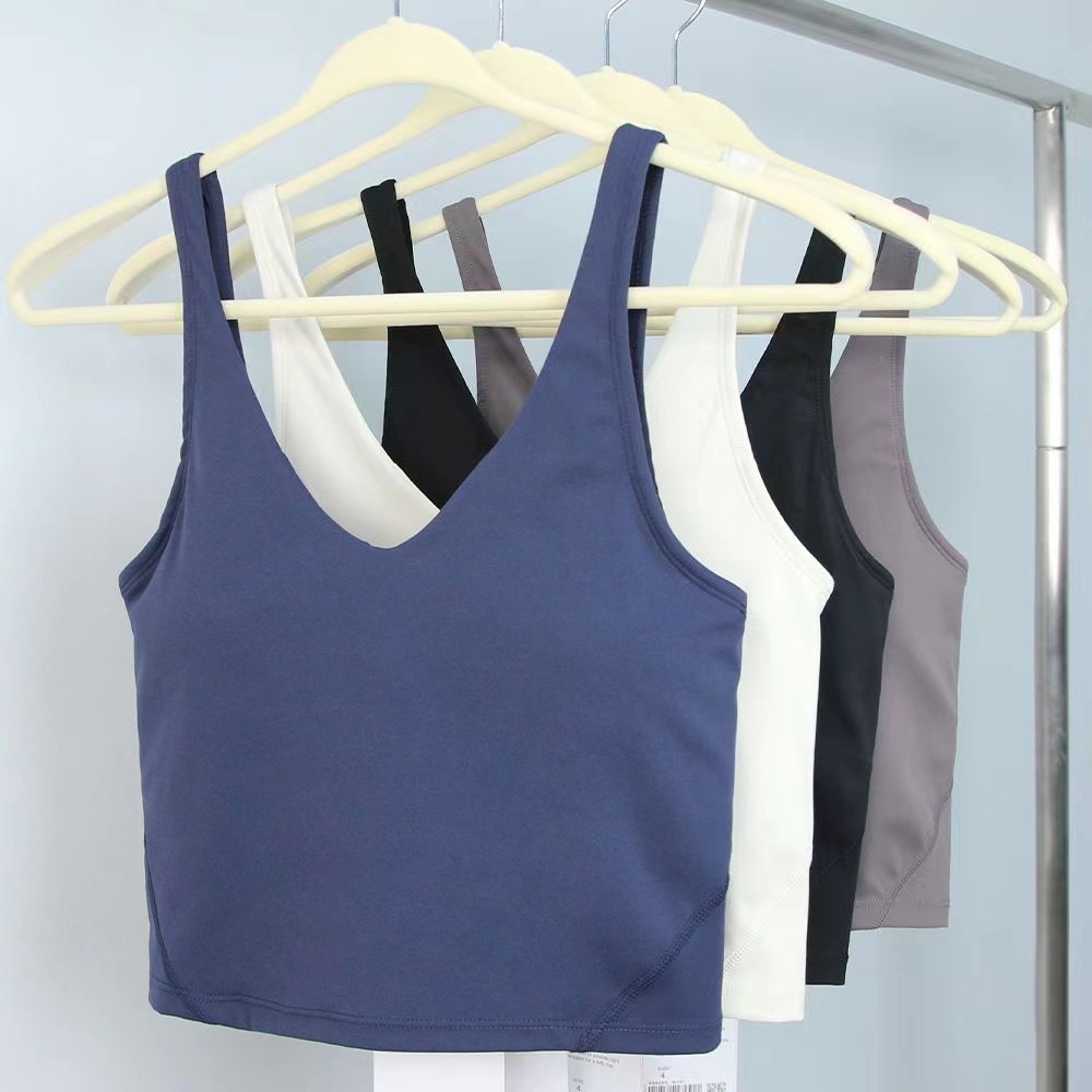 top yoga Bra align tank Womens Sport Bra Classic Popular Fitness Butter Soft Tank Gym Crop Yoga Vest Beauty Back Shockproof With Removable Chest Pad