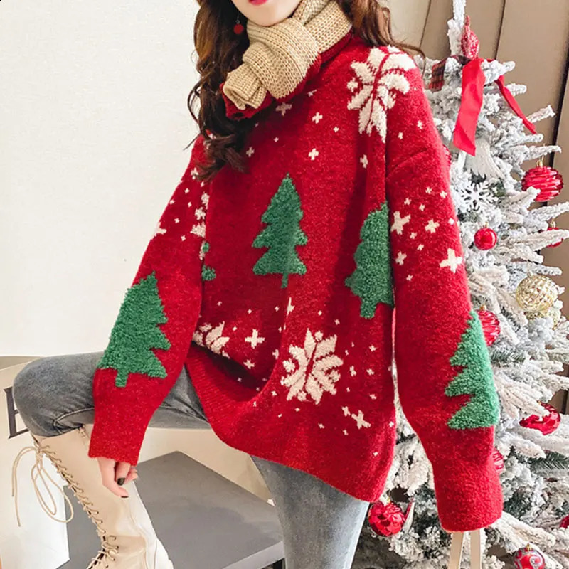 Jodimety autumn and winter patchwork retro sweater Korean loose round neck fashionable long sleeved zipper jumper 240801
